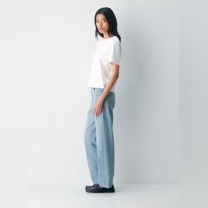 Aritzia Light Blue Straight Leg Jeans